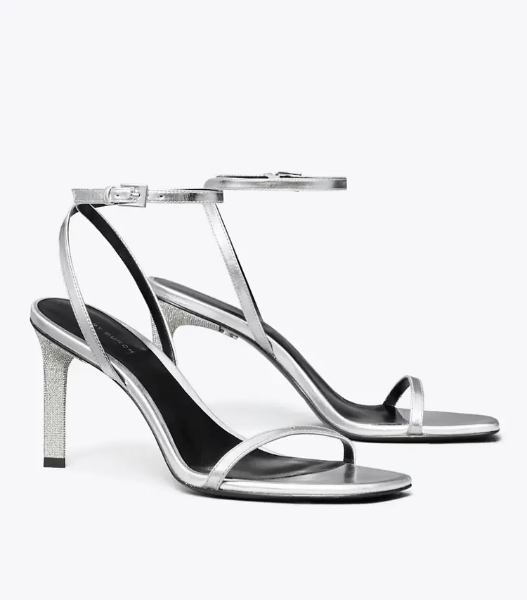 PavÉ Heeled Sandal