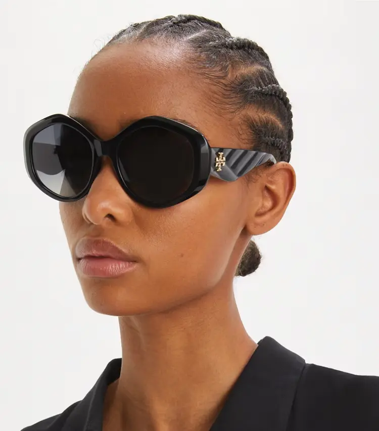 Kira Geometric Sunglasses - Image 4