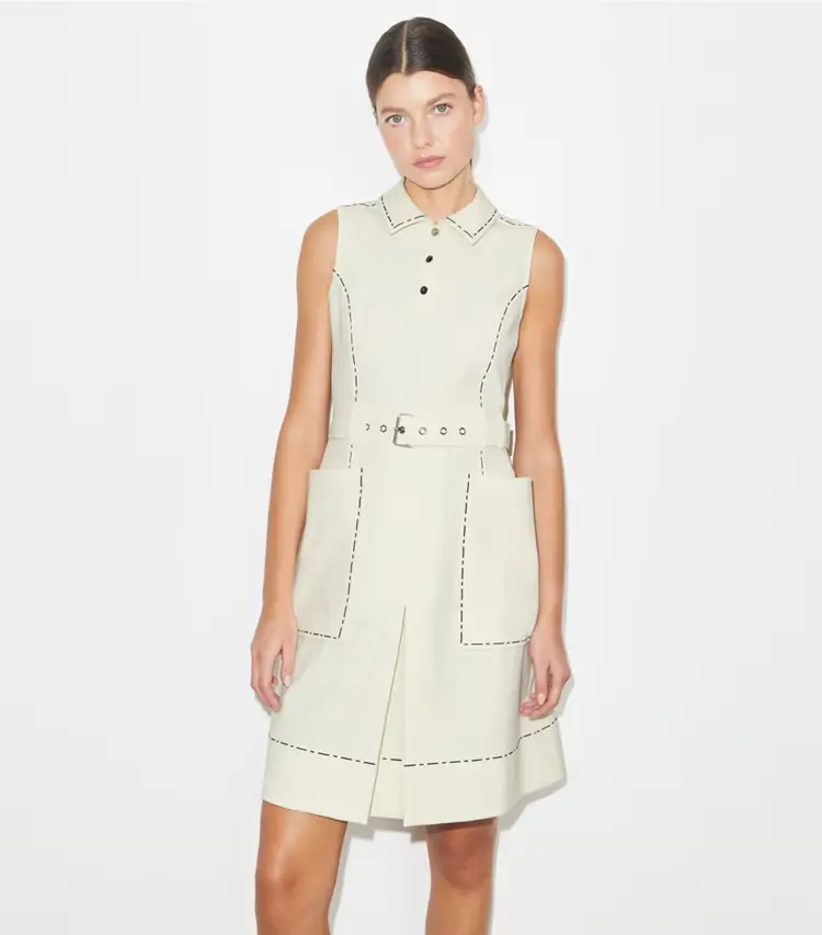 Pick Stitch Stretch Golf Dress - Image 2