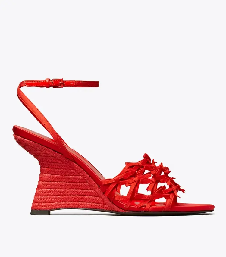 Mini Bow Espadrille Wedge - Image 3