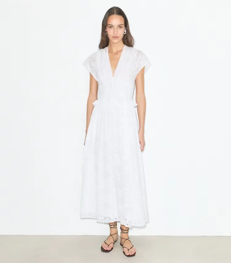 Eyelet Cotton Dress - Image 2