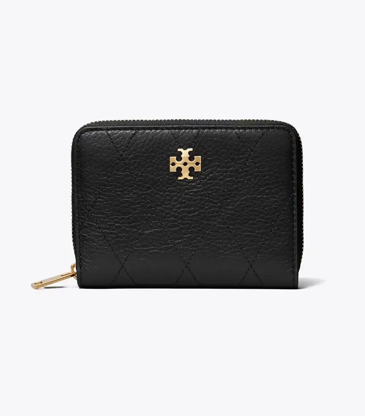 Small Charlie Quilted Zip-Around Wallet - Image 2