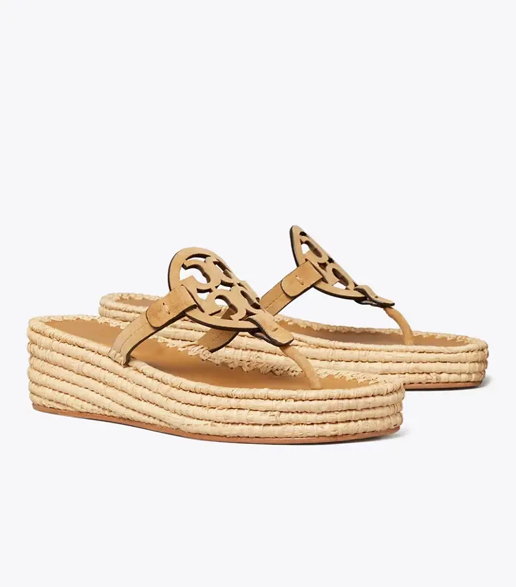Miller Raffia Wedge