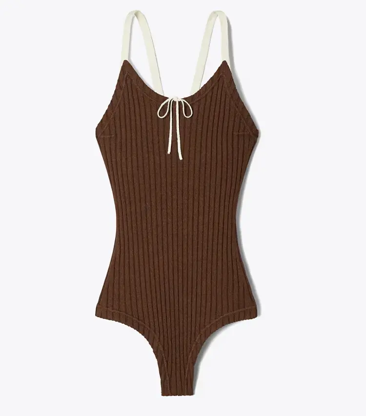 Colorblock Ribbed Bodysuit