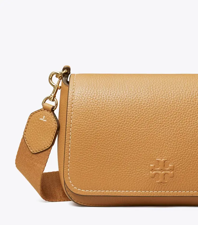 Leather Flap Crossbody - Image 3