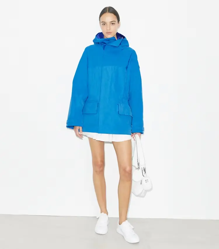 Tech Canvas Hooded Jacket - Image 3