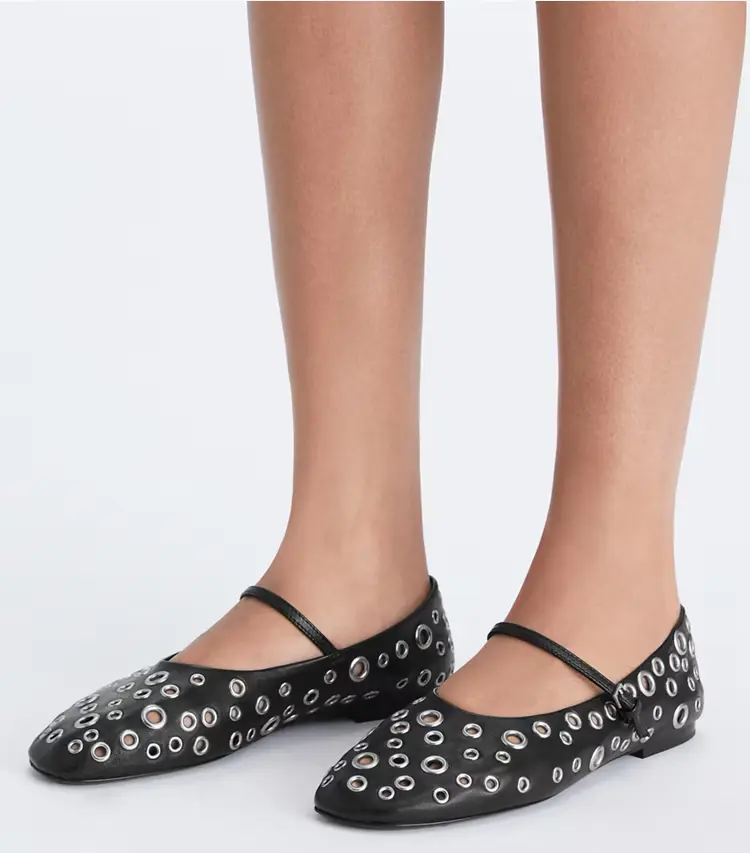 Eyelet Mary Jane Ballet - Image 2