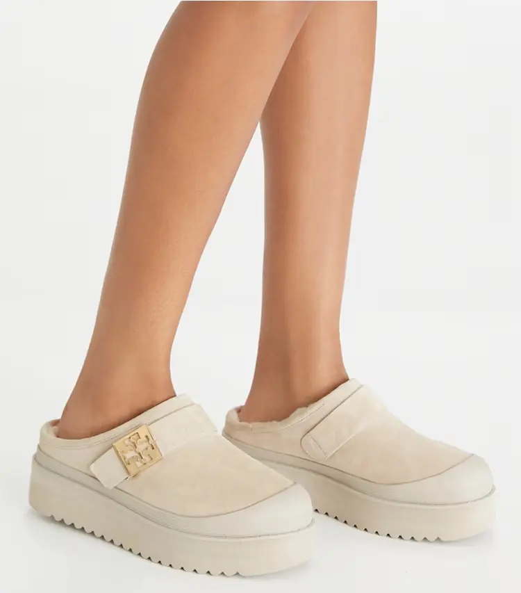 Mellow Shearling Platform Mule - Image 2