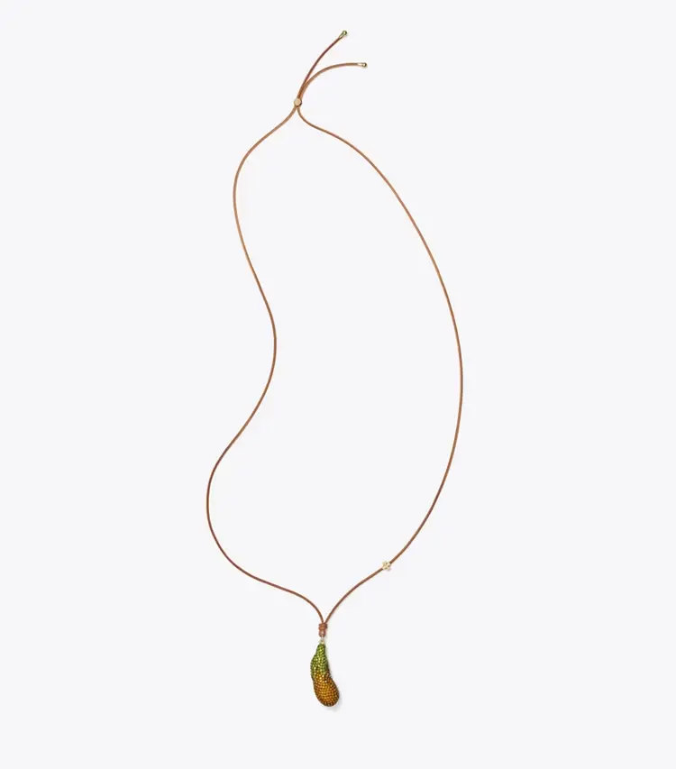 Curiosity Eggplant Pendant