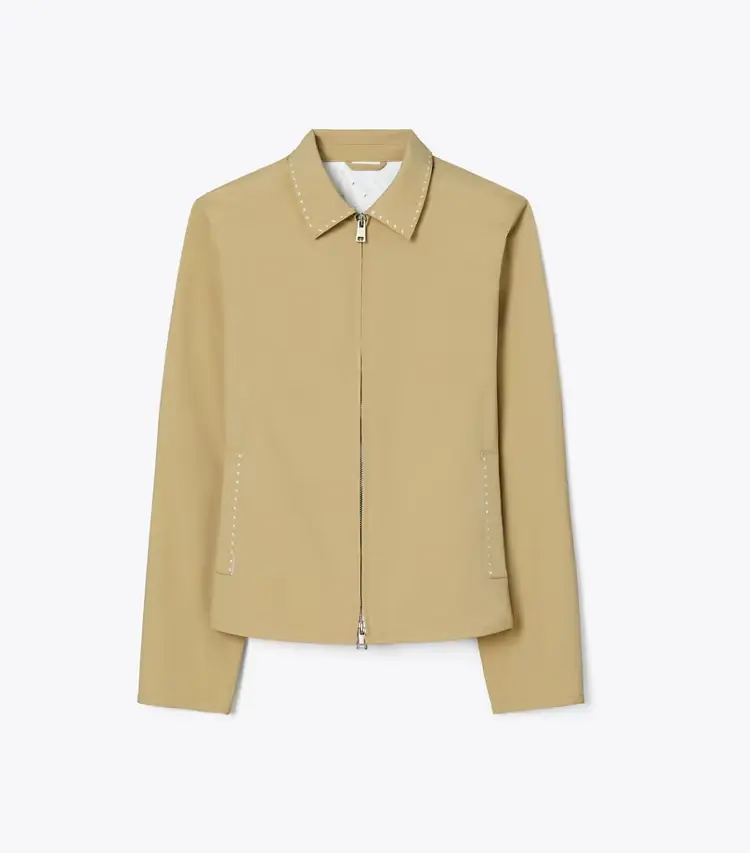Embroidered Nylon Golf Jacket