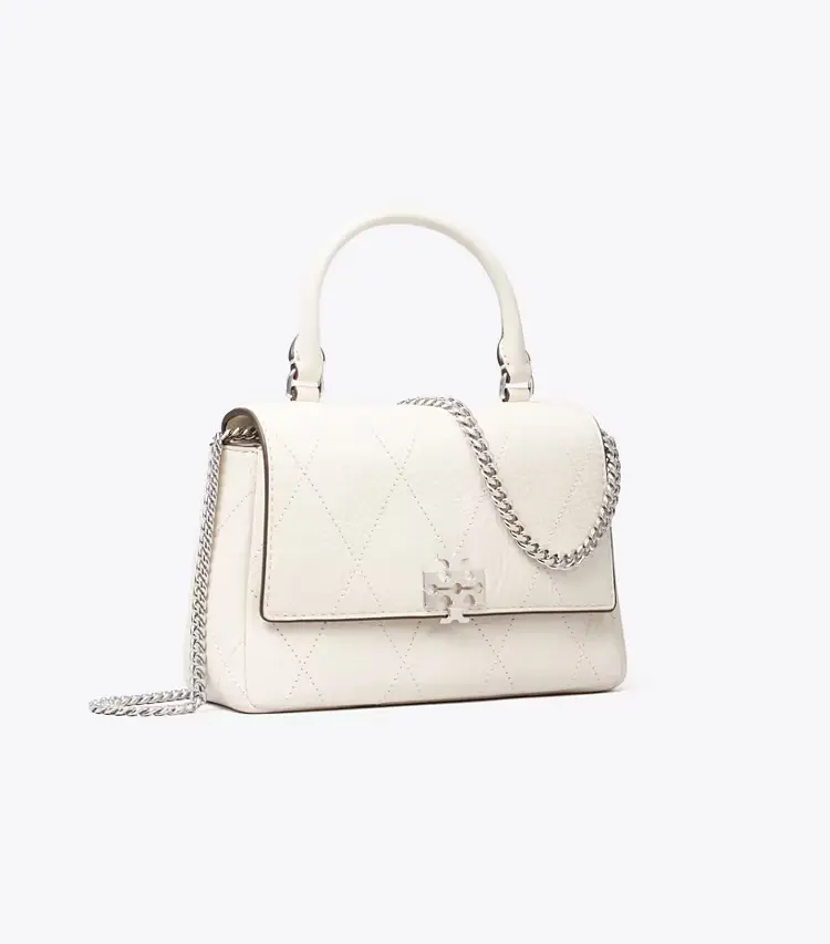 Mini Charlie Quilted Top-Handle Crossbody