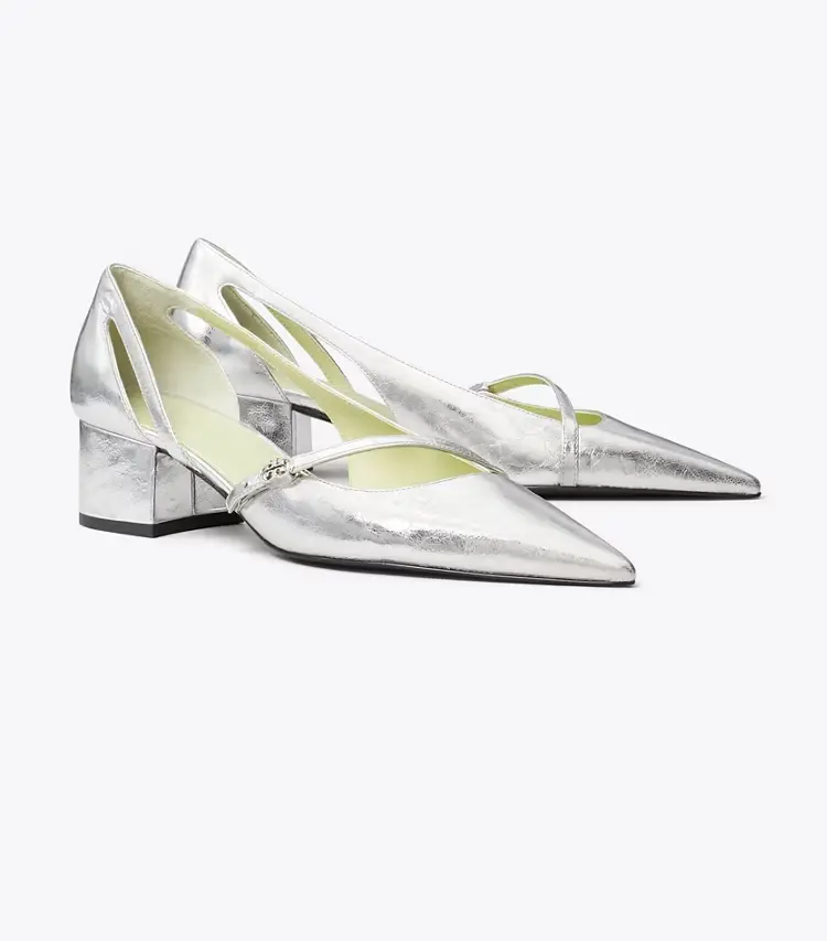 Double T Buckle D'orsay Pump