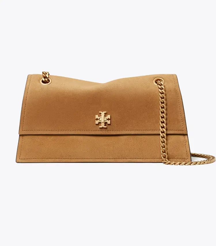Kira Turnlock Suede Shoulder Bag - Image 4