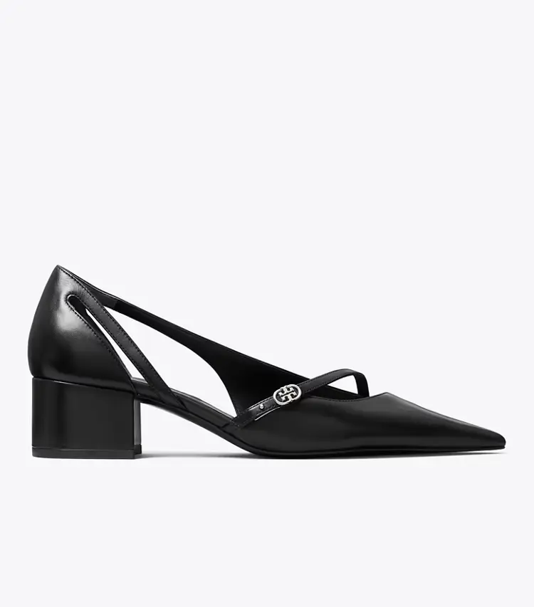 Double T Buckle D'orsay Pump - Image 3