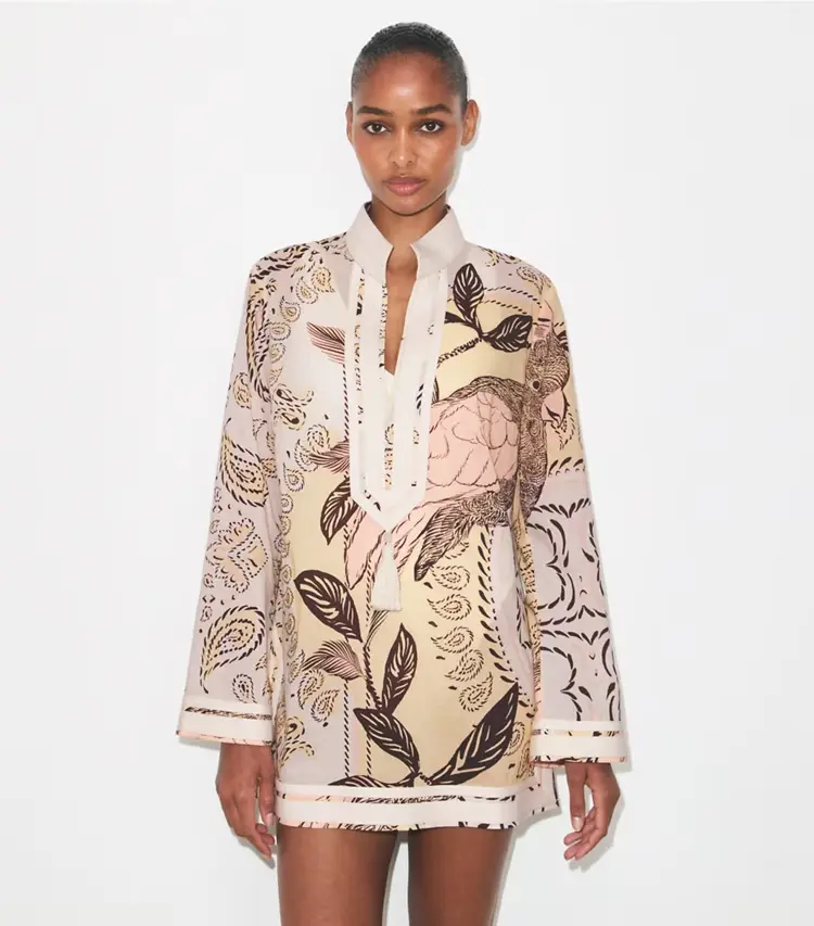 Printed Cotton Tory Tunic - Image 2