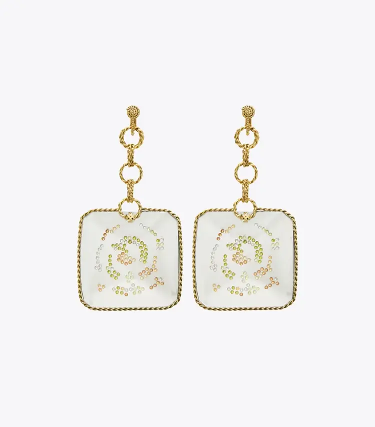 Runway Swirl Drop Earrings