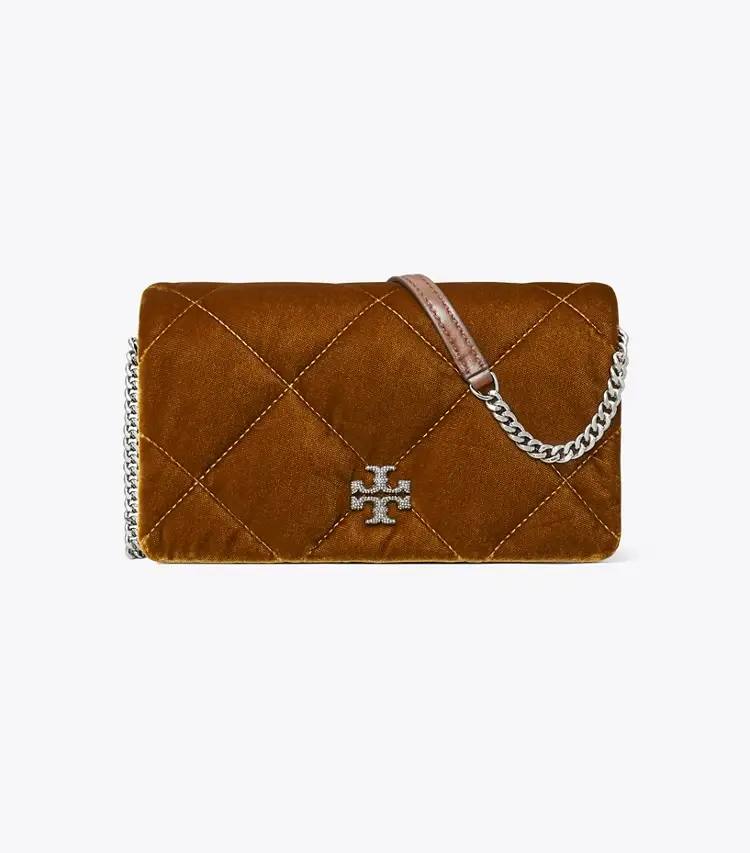 Kira Diamond Quilt Velvet Crossbody - Image 3