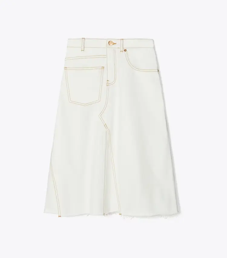 Denim Deconstructed Skirt
