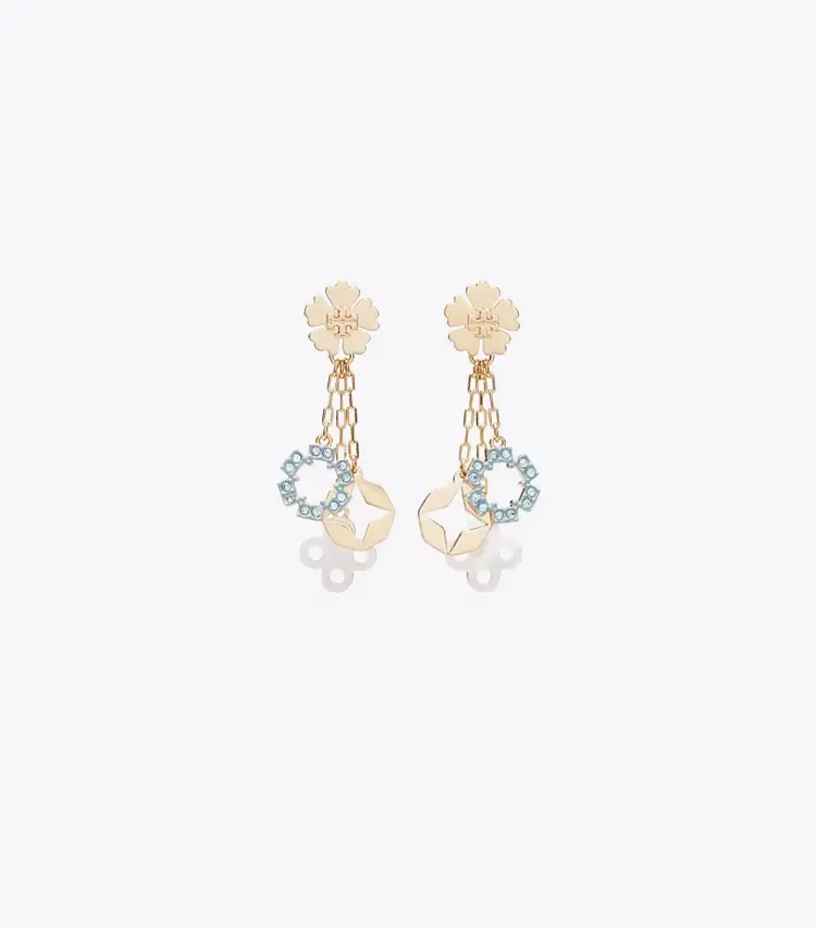 Forget Me Not Chain Earring