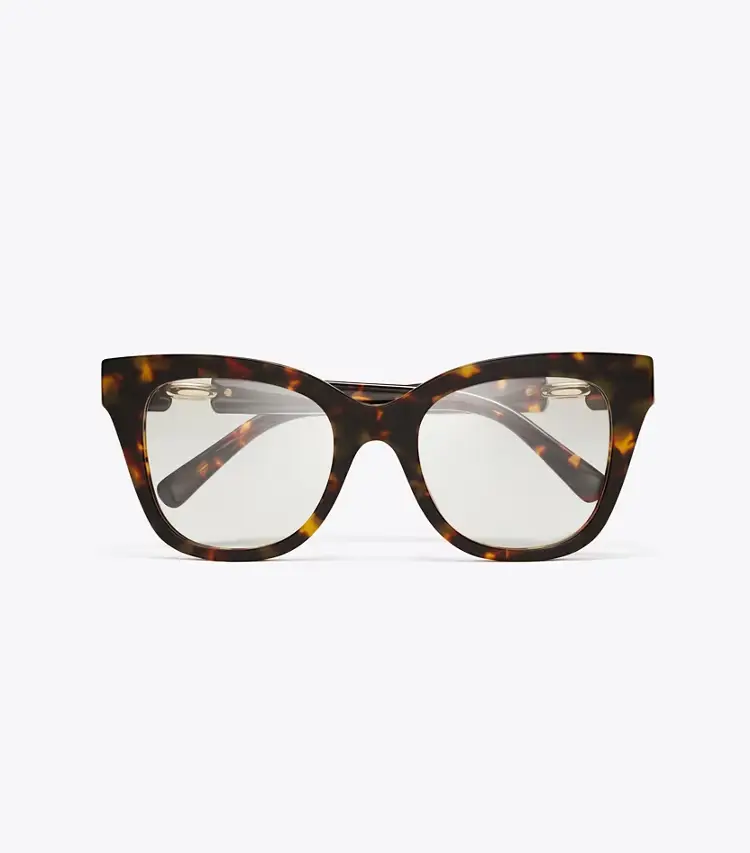 Pierced Oversized Cat-Eye Eyeglasses - Image 3