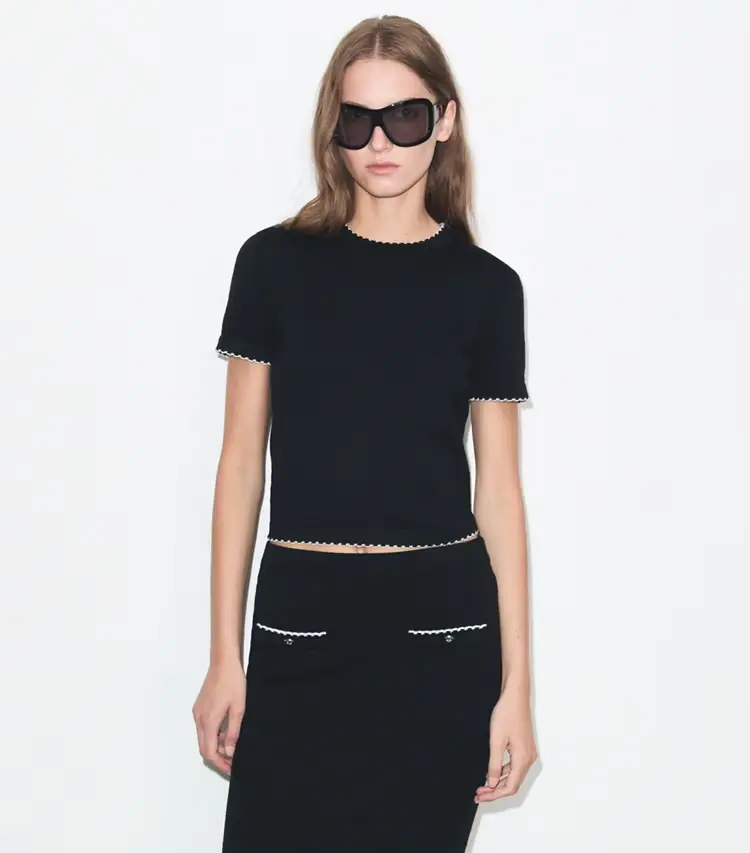 Wool Scalloped Top - Image 2