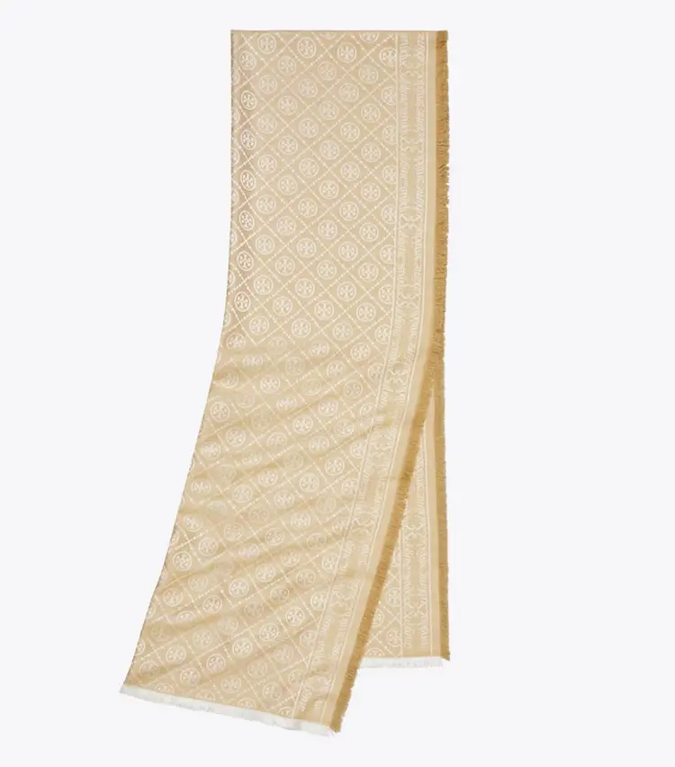 T Monogram Jacquard Oblong Scarf - Image 3