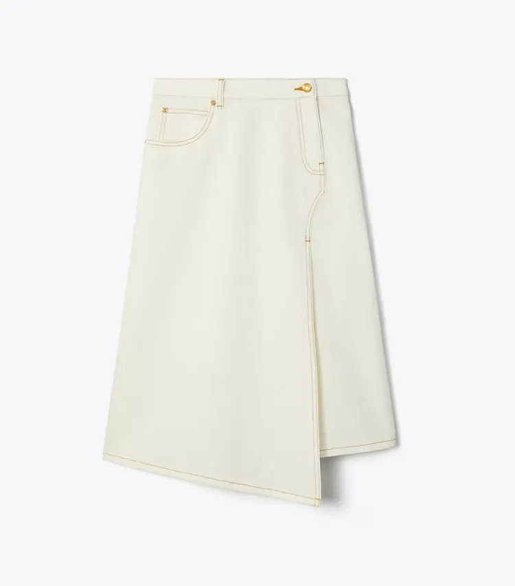 Cotton Denim Skirt