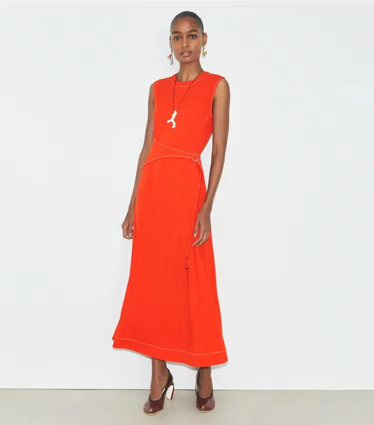 Belted Jersey Dress - Image 2