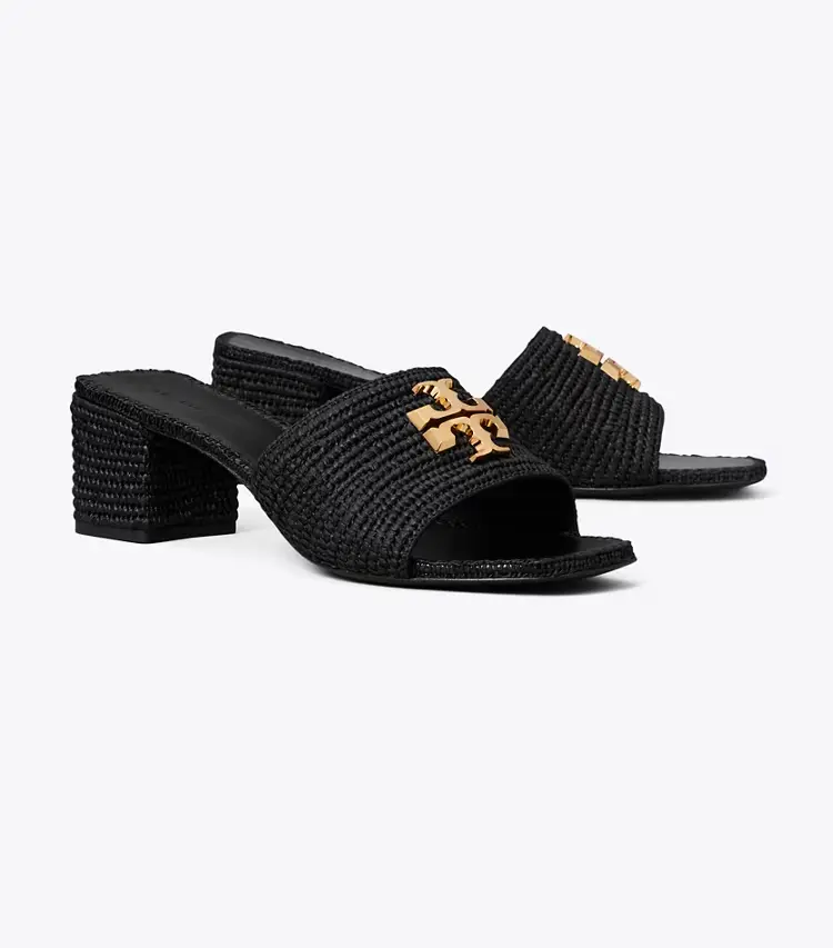 Eleanor Raffia Heeled Sandal