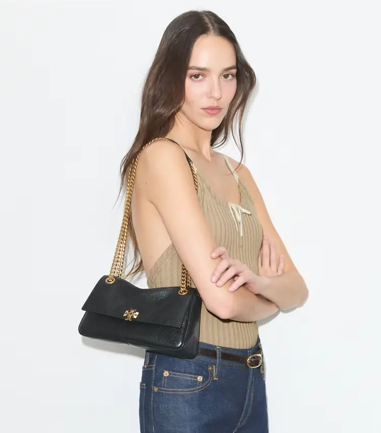 Small Charlie Quilted Shoulder Bag - Image 2
