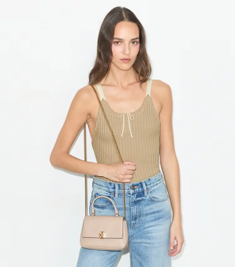 Mini Charlie Quilted Top-Handle Crossbody - Image 4