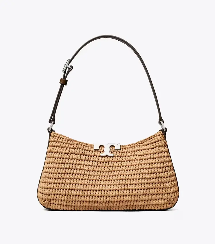 Eleanor Raffia Slim Shoulder Bag - Image 3