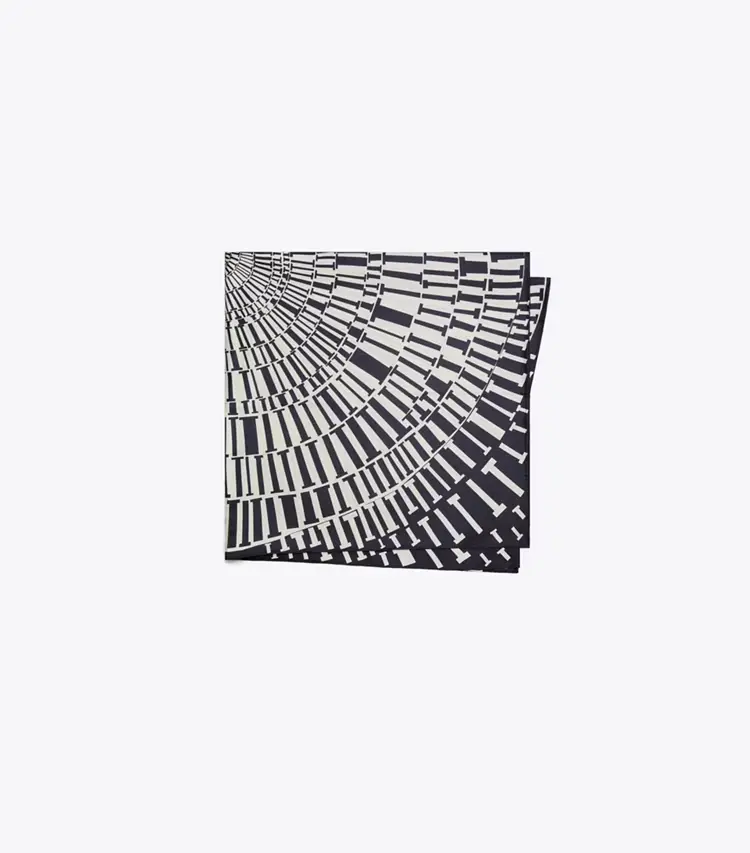 T Circle Silk Square Scarf - Image 3
