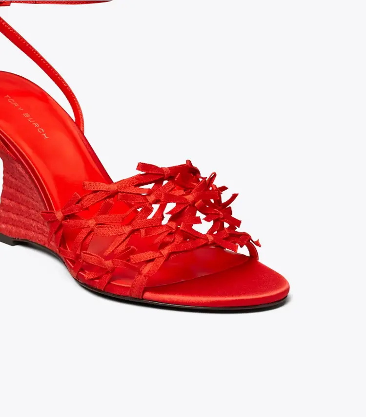 Mini Bow Espadrille Wedge - Image 4