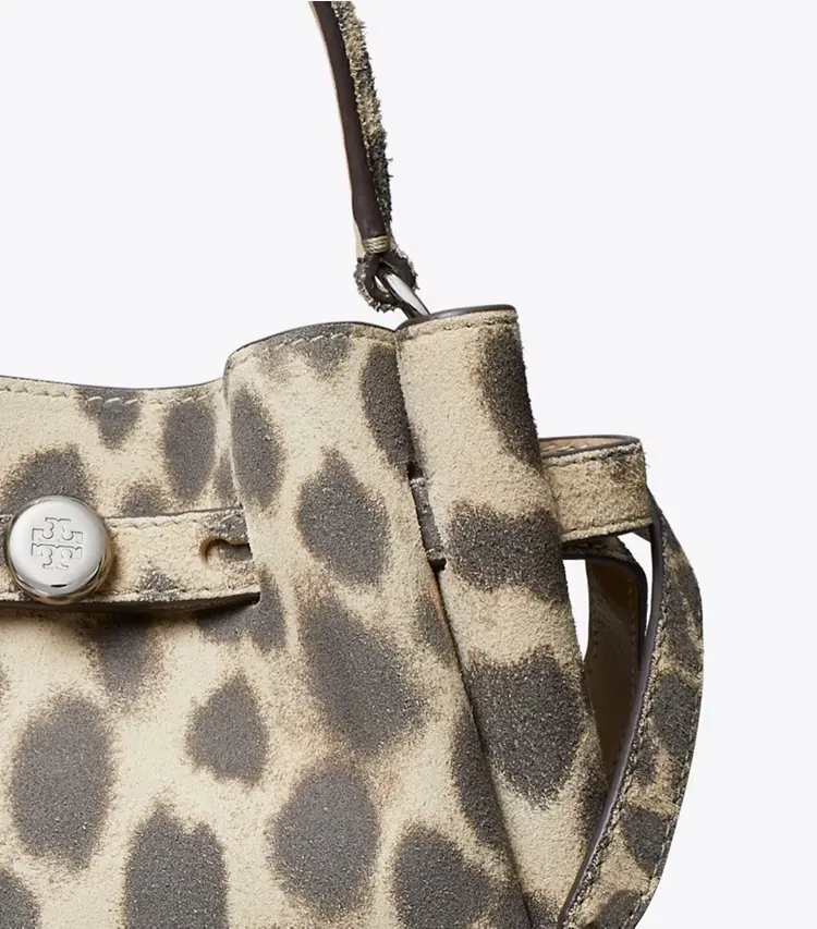 Mini Romy Suede Bucket Bag - Image 4
