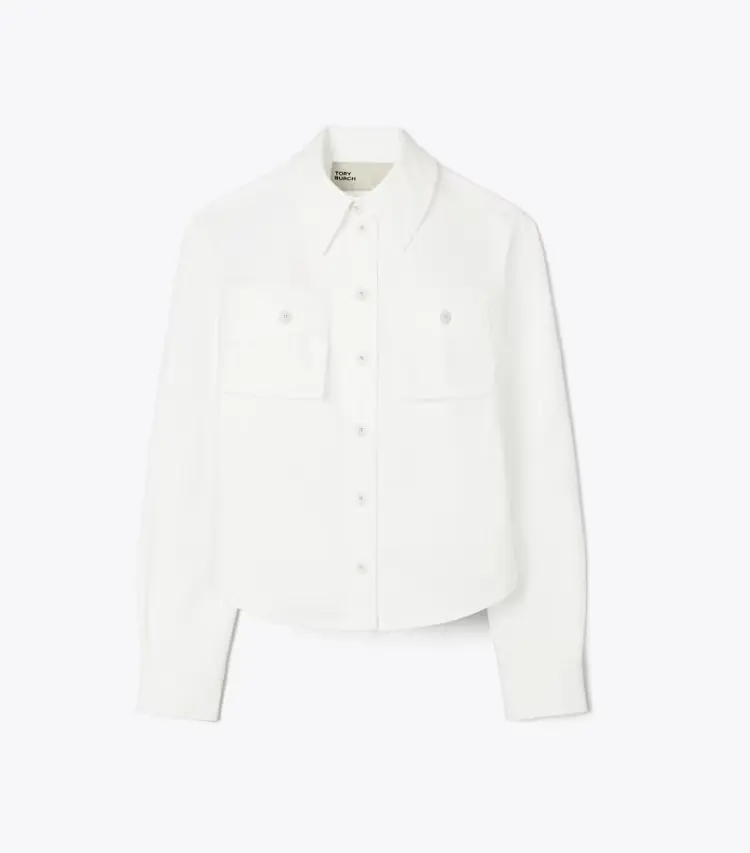 Cropped Cotton Jacket