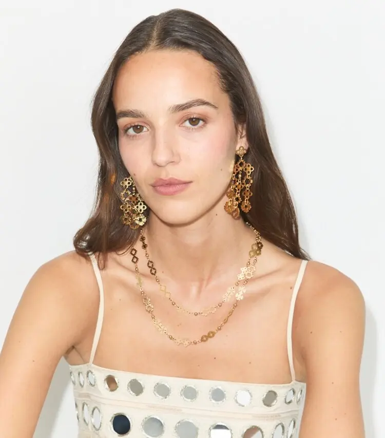 Long Forget Me Not Necklace - Image 4