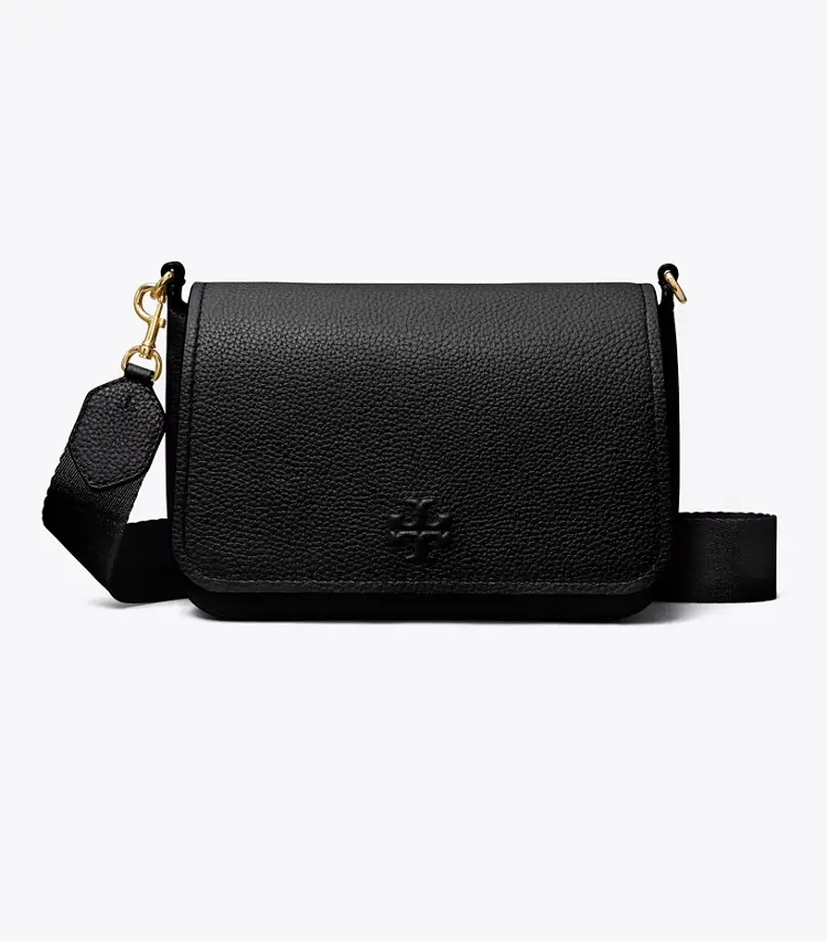 Leather Flap Crossbody - Image 2