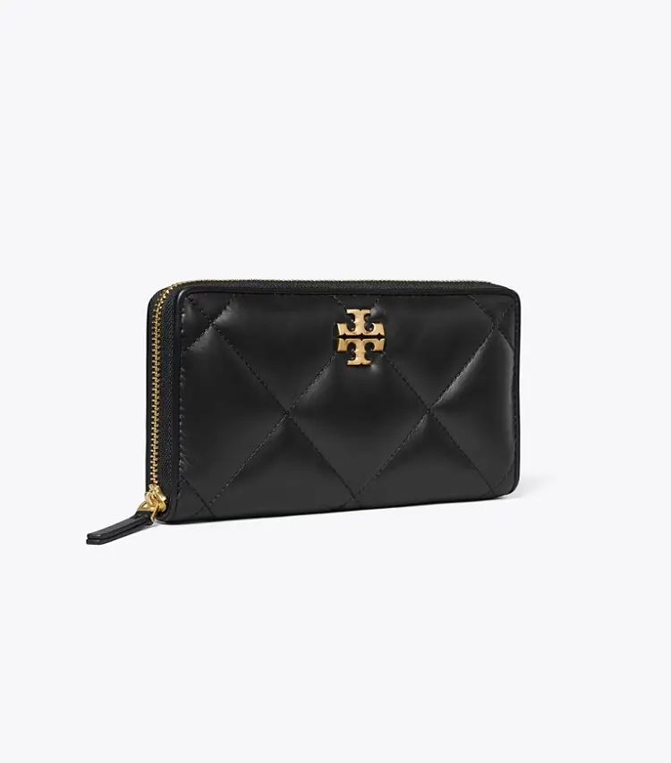 Kira Diamond Quilt Zip Continental Wallet