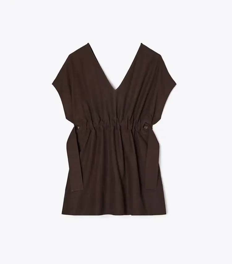 Belted Linen Dress