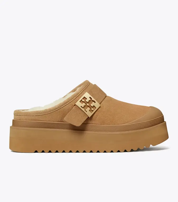 Mellow Shearling Platform Mule - Image 3