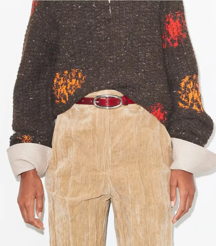 Large Pierced Buckle Belt - Image 3