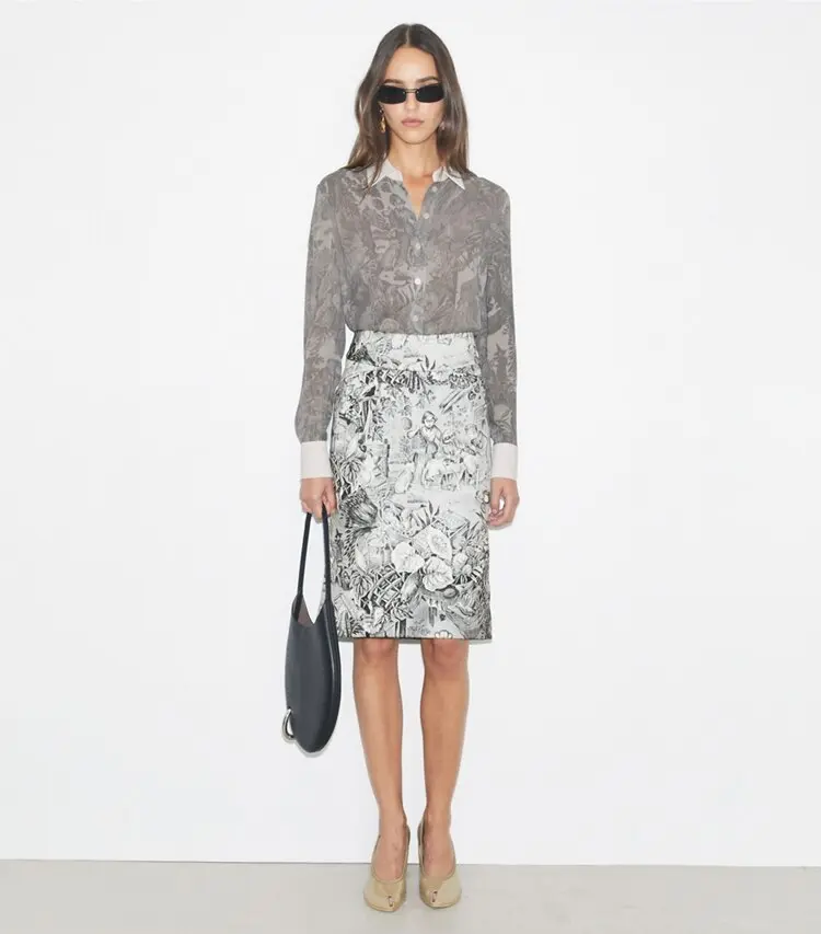 Printed Viscose Shirt - Image 3