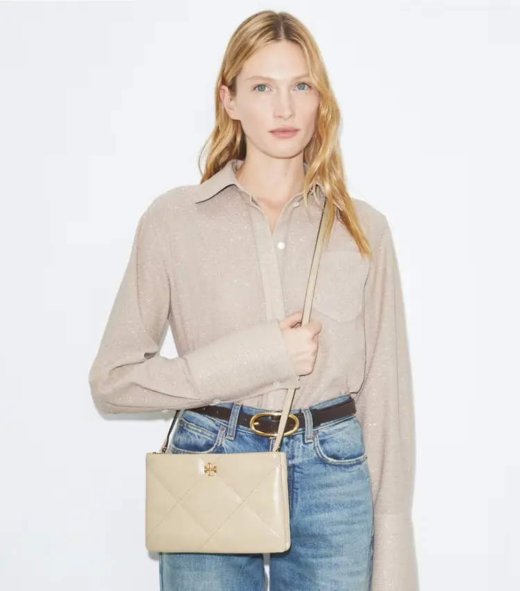 Kira Diamond Quilt Crossbody Bag - Image 2
