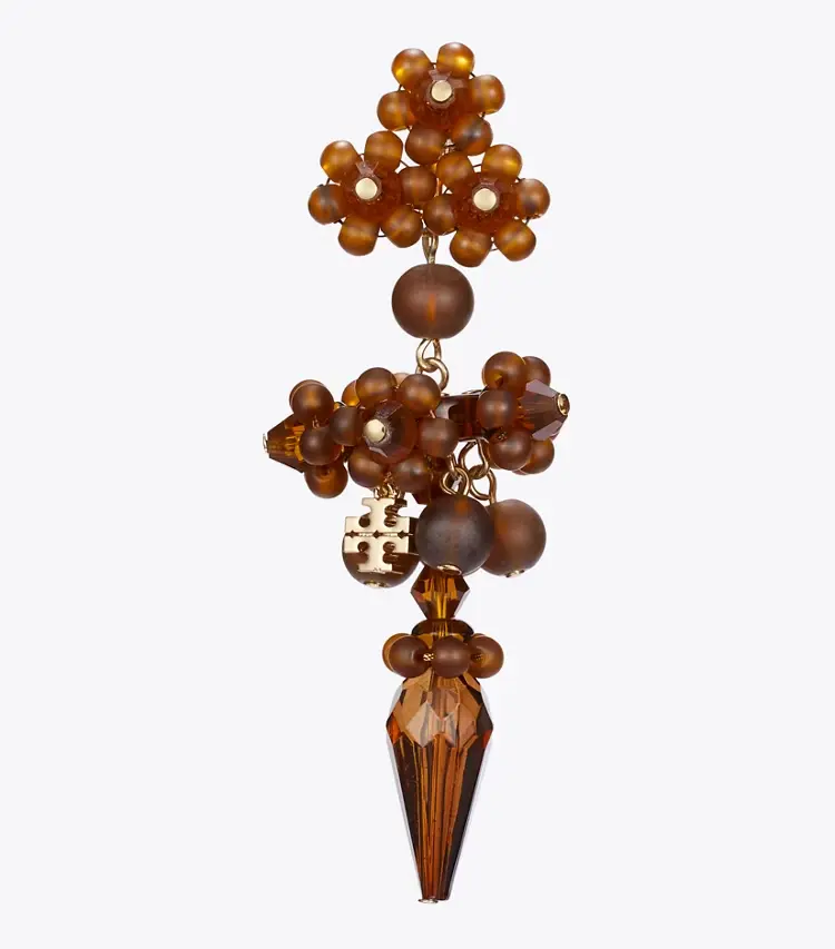 Curiosity Beaded Linear Earrings - Image 2