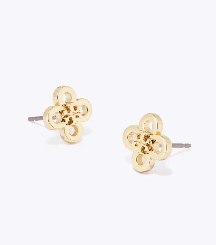 Forget Me Not Clover Stud Earring - Image 2