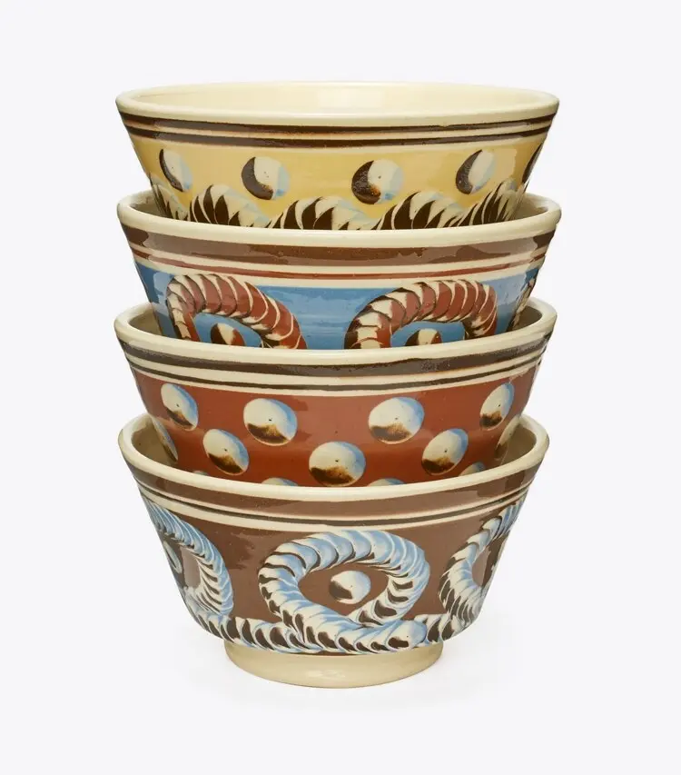 Mochaware Soup Bowl, Set Of 4 - Image 2