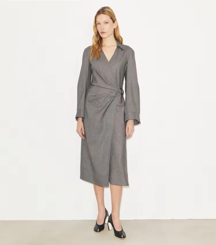 Wool Wrap Dress - Image 2
