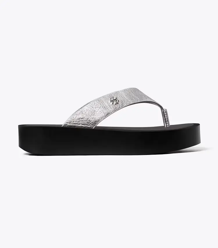 Leather Platform Flip Flop - Image 2