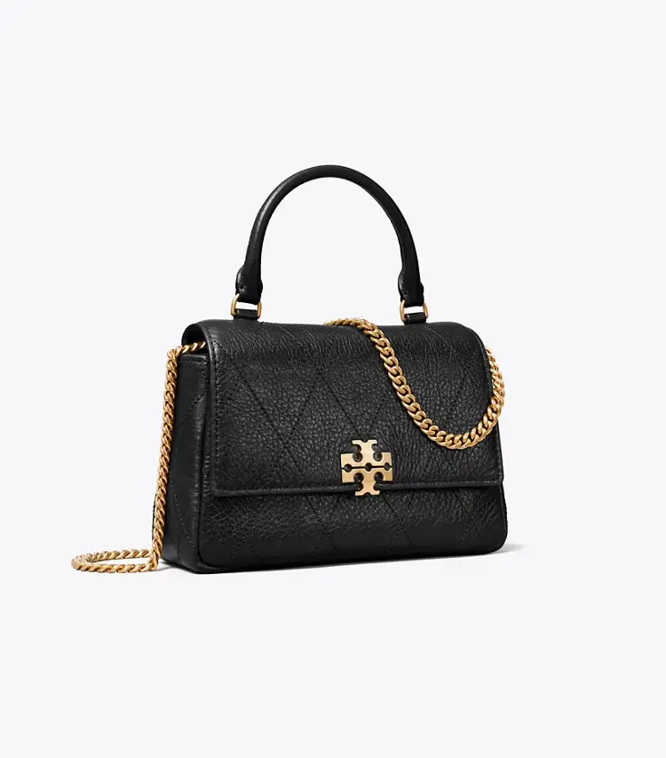 Mini Charlie Quilted Top-Handle Crossbody